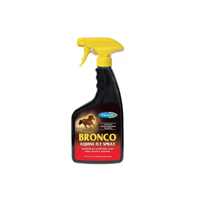 Farnam Bronco Equine Fly Spray 600 ml repellente per cavalli