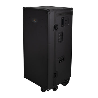 Baule da concorso con profili neri 65x62x138cm