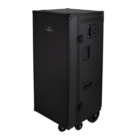 Baule da concorso con profili neri 65x62x138cm